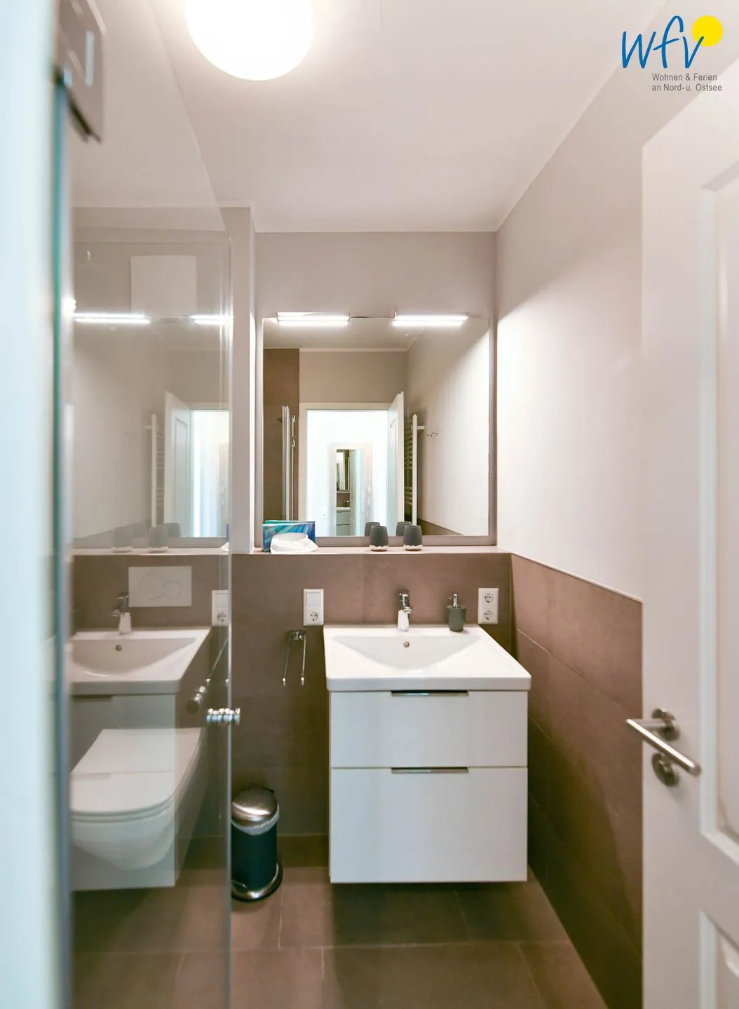 Villa Dorfgroden Ferienwohnung Strandvogt Wangerooge - Badezimmer
