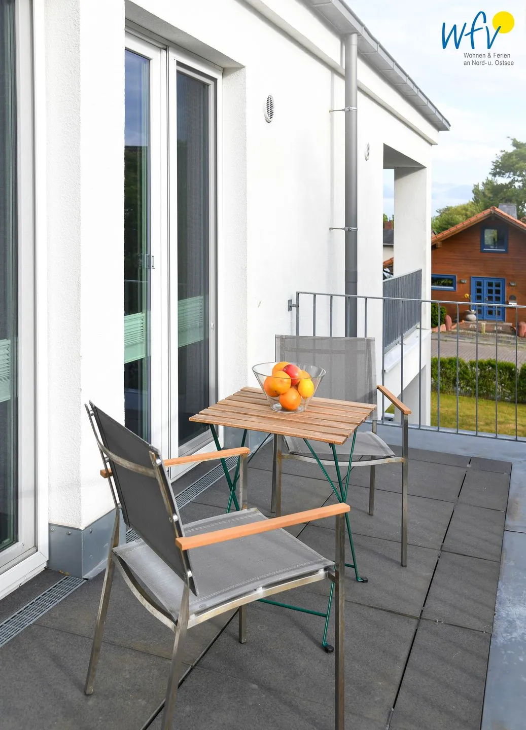 Villa Dorfgroden Ferienwohnung Strandvogt Wangerooge - Balkon