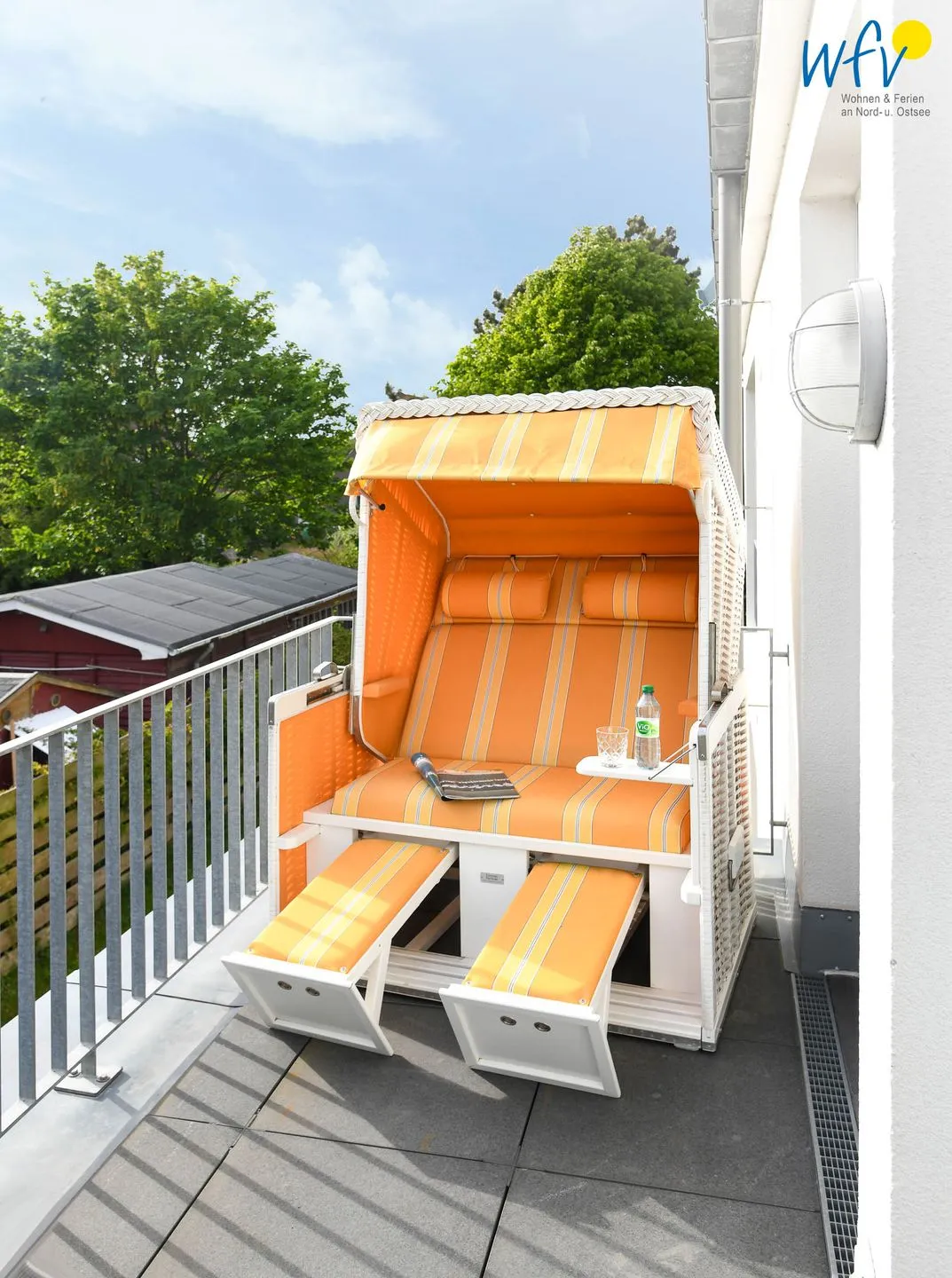 Villa Dorfgroden Ferienwohnung Strandvogt Wangerooge - Balkon