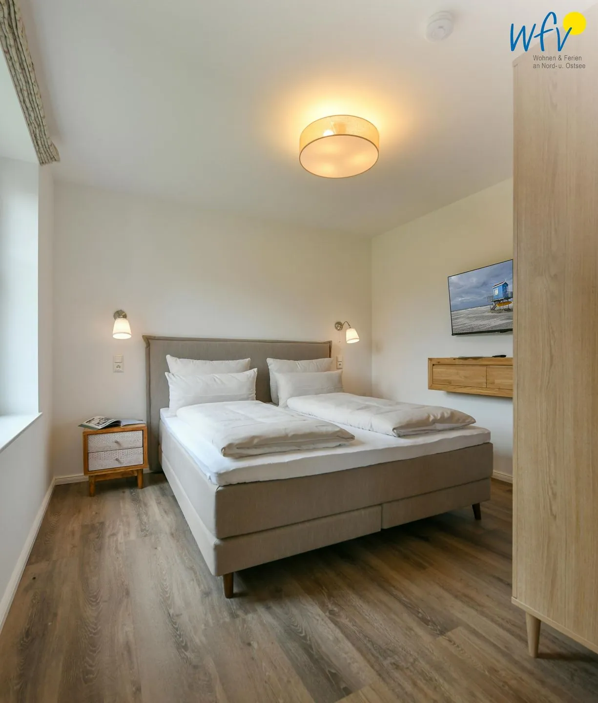 Haus Christine Ferienwohnung Düünstuuv Langeoog - Schlafzimmer