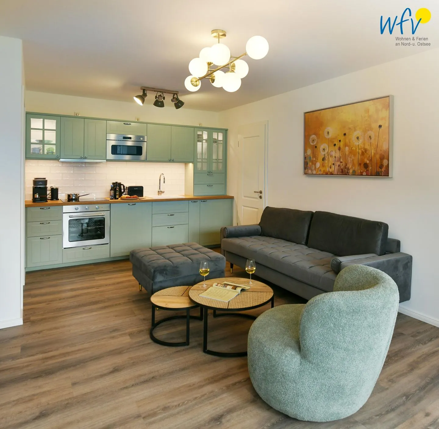 Haus Christine Ferienwohnung Düünstuuv Langeoog - Wohnzimmer