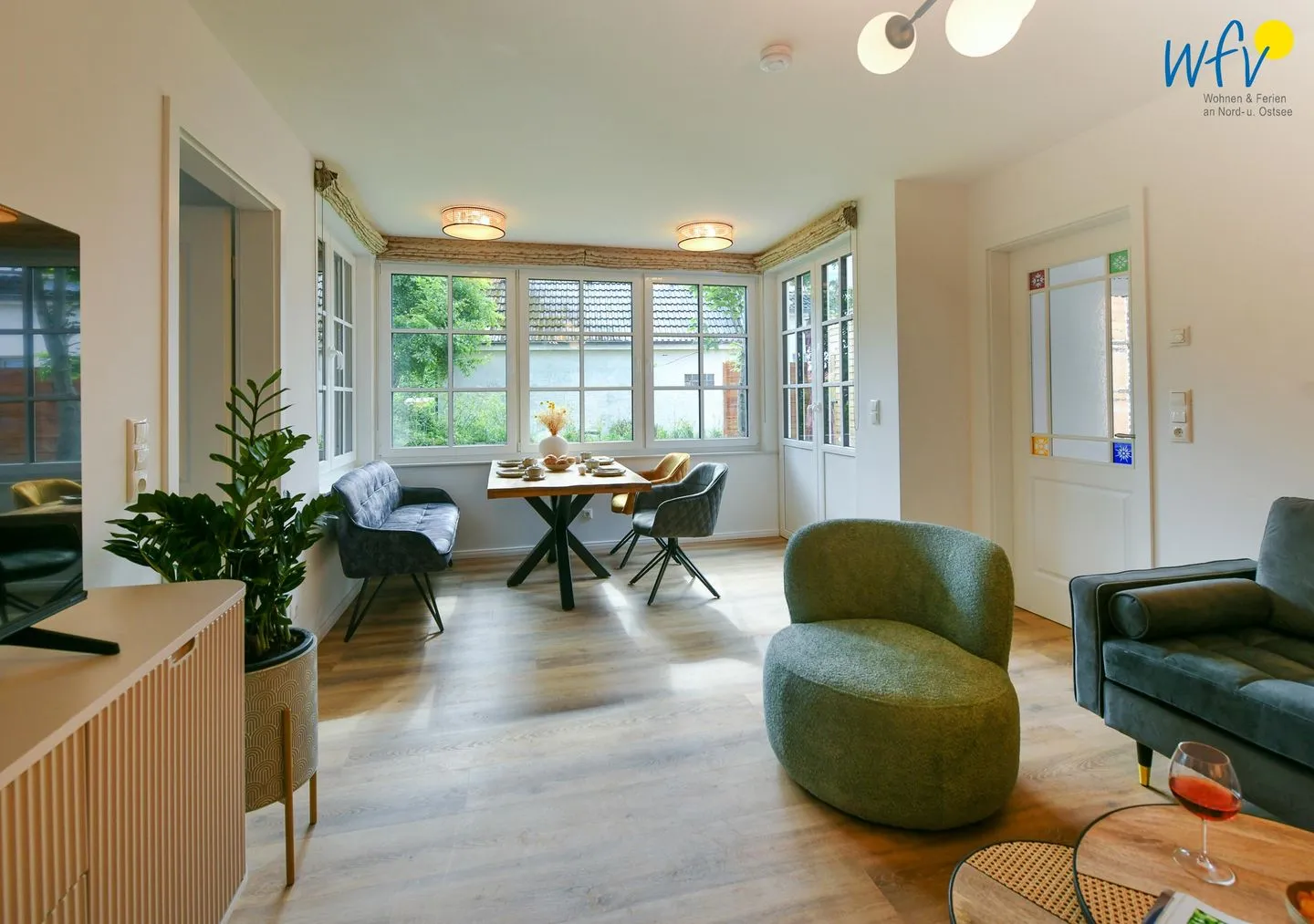 Haus Christine Ferienwohnung Uns Versteck Langeoog - Wohnzimmer
