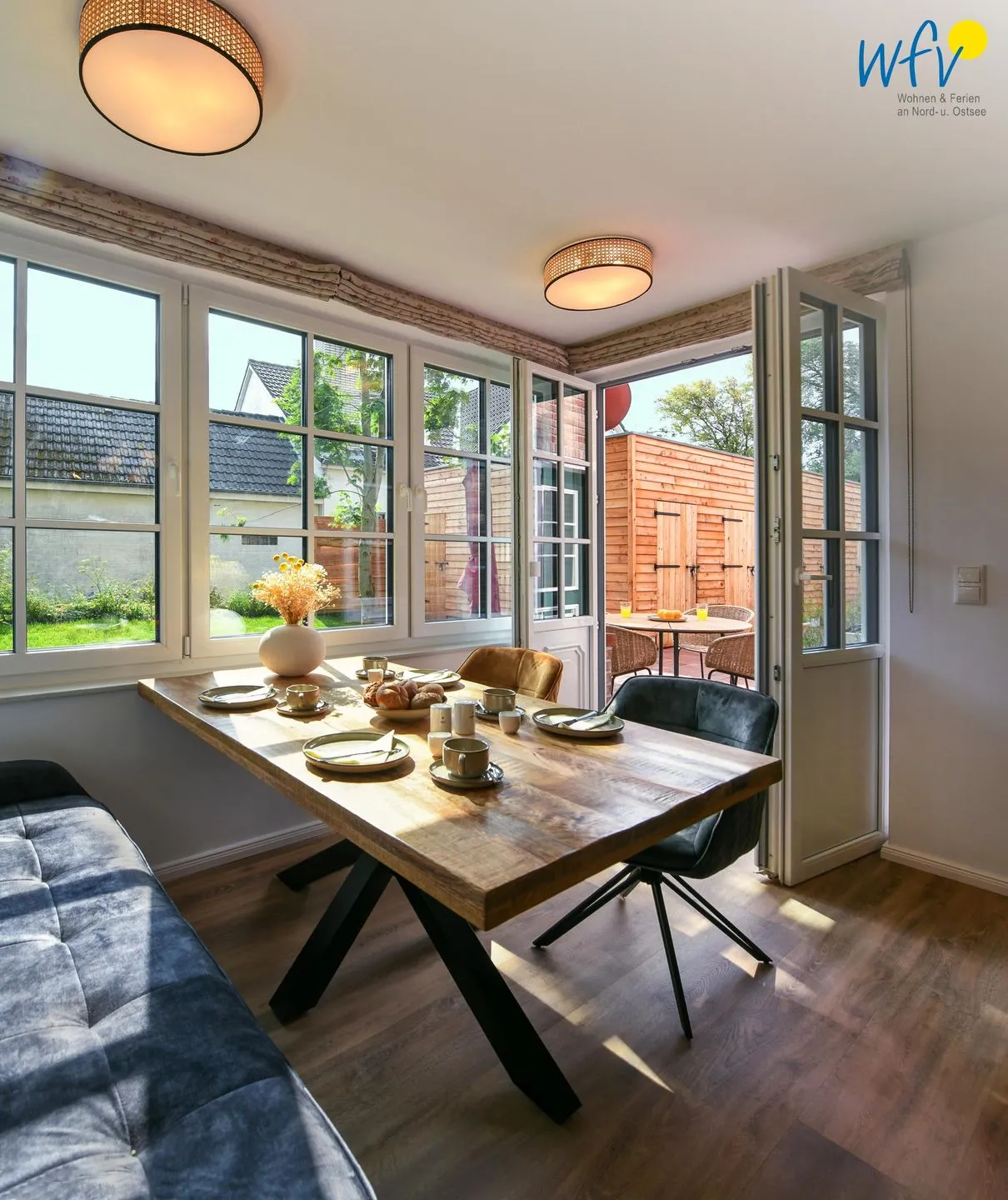 Haus Christine Ferienwohnung Uns Versteck Langeoog - Wohnzimmer