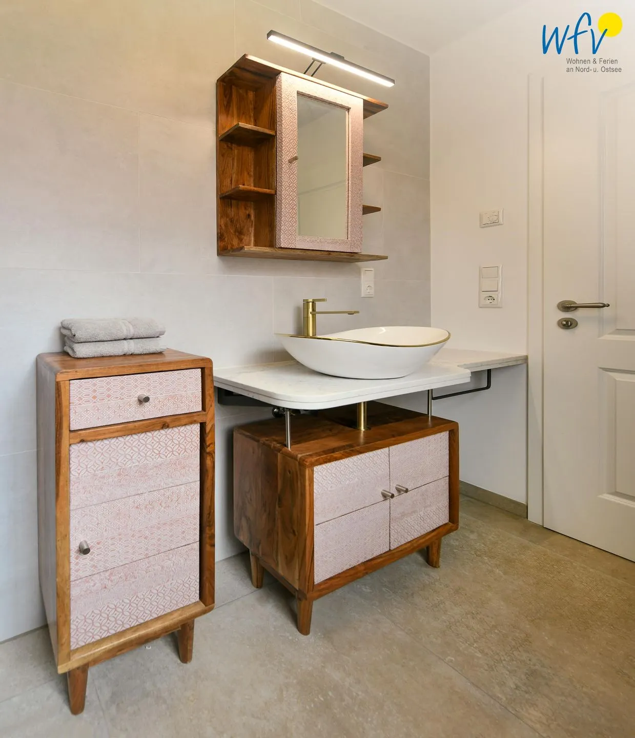 Haus Christine Ferienwohnung Uns Versteck Langeoog - Badezimmer