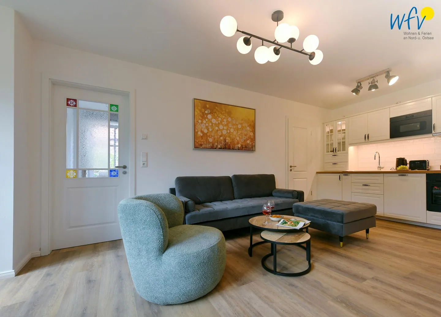 Haus Christine Ferienwohnung Uns Versteck Langeoog - Wohnzimmer