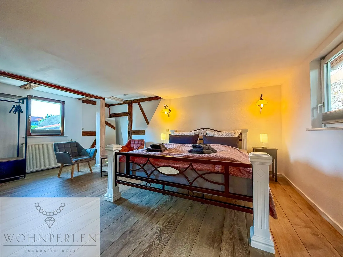 Wohnperle Bauernhaus Meusegast Dohna - Meusegast - Schlafzimmer