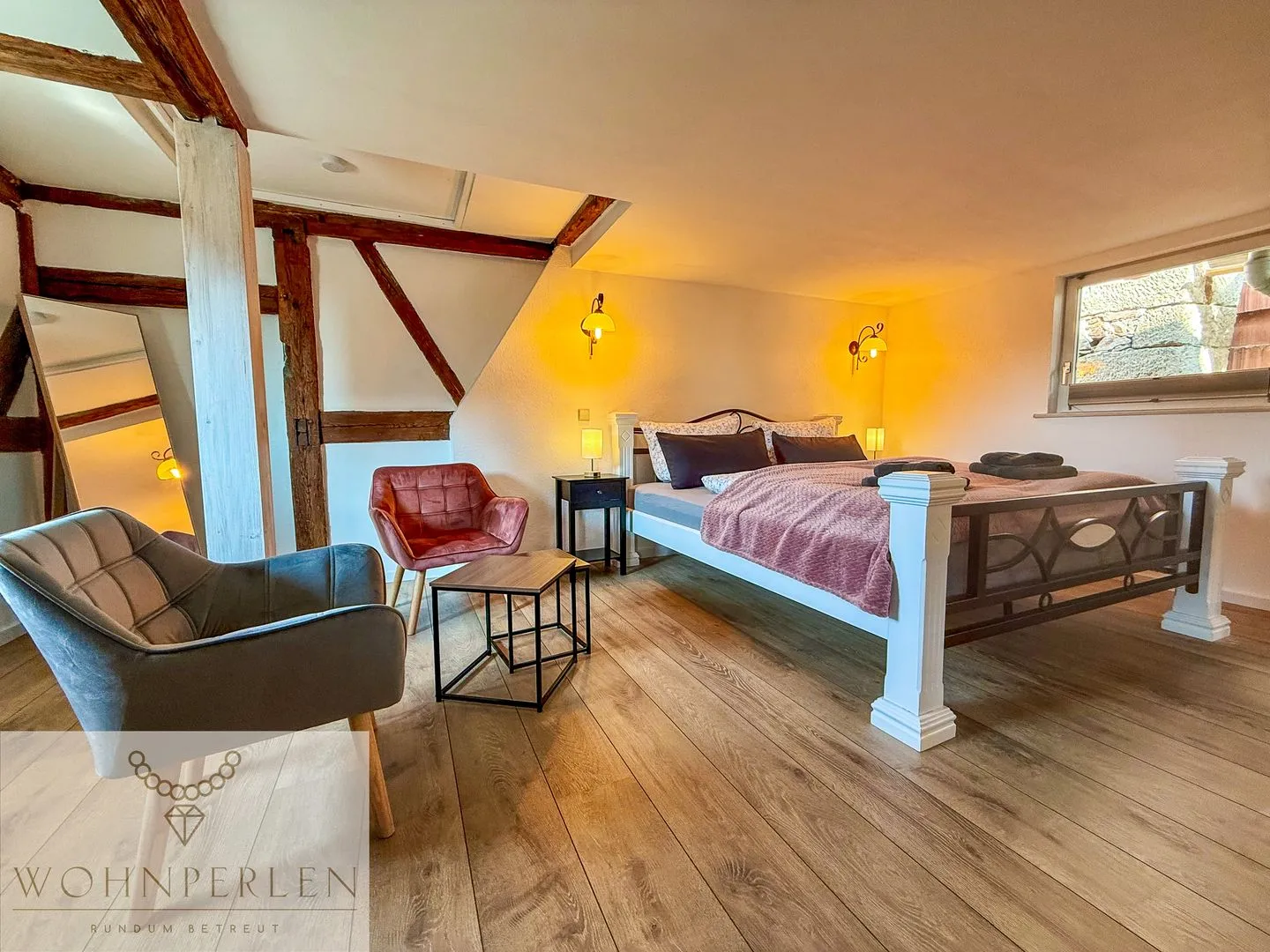 Wohnperle Bauernhaus Meusegast Dohna - Meusegast - Schlafzimmer
