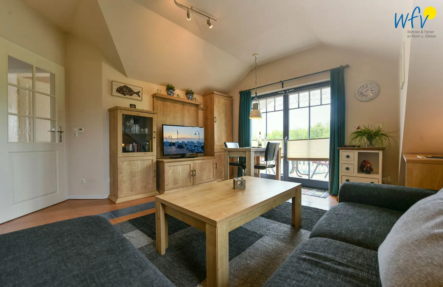 Villa Sommerwind Ferienwohnung 6 Wangerooge - Wohnzimmer