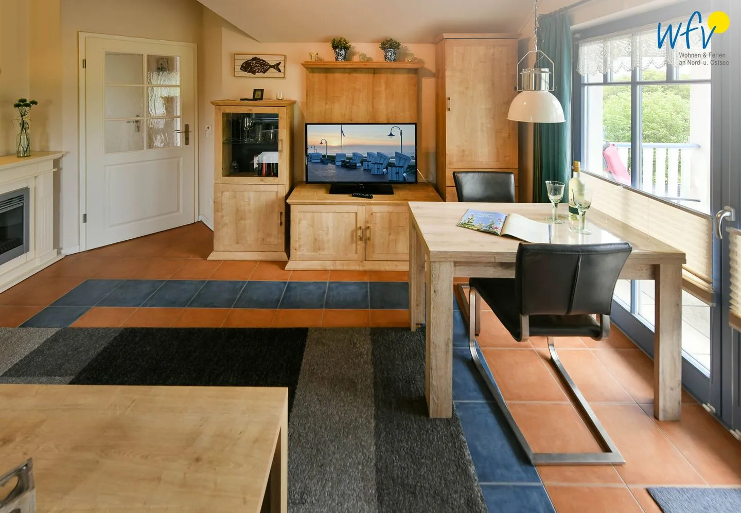 Villa Sommerwind Ferienwohnung 6 Wangerooge - Wohnzimmer
