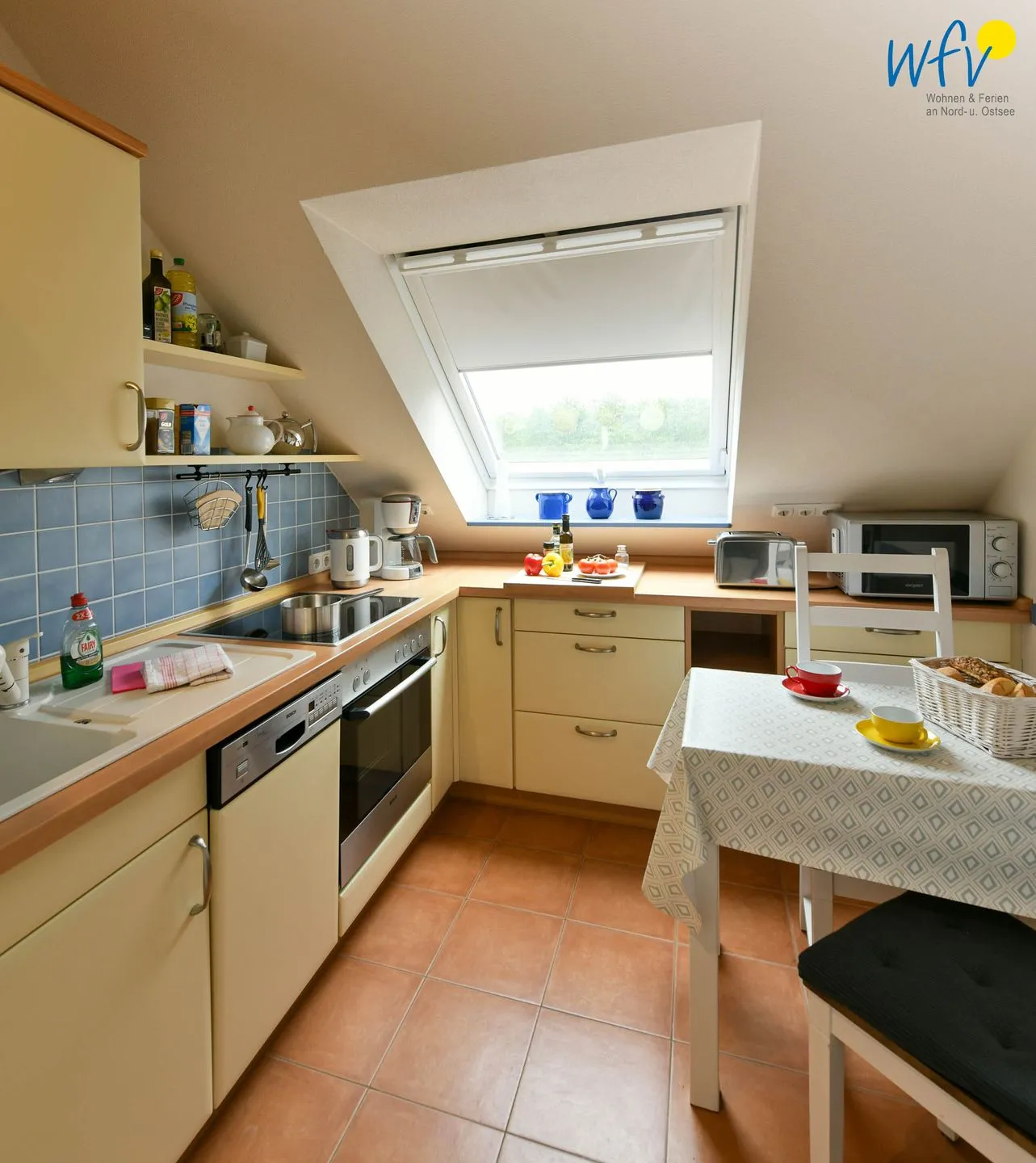 Villa Sommerwind Ferienwohnung 6 Wangerooge - Küche / Küchenzeile