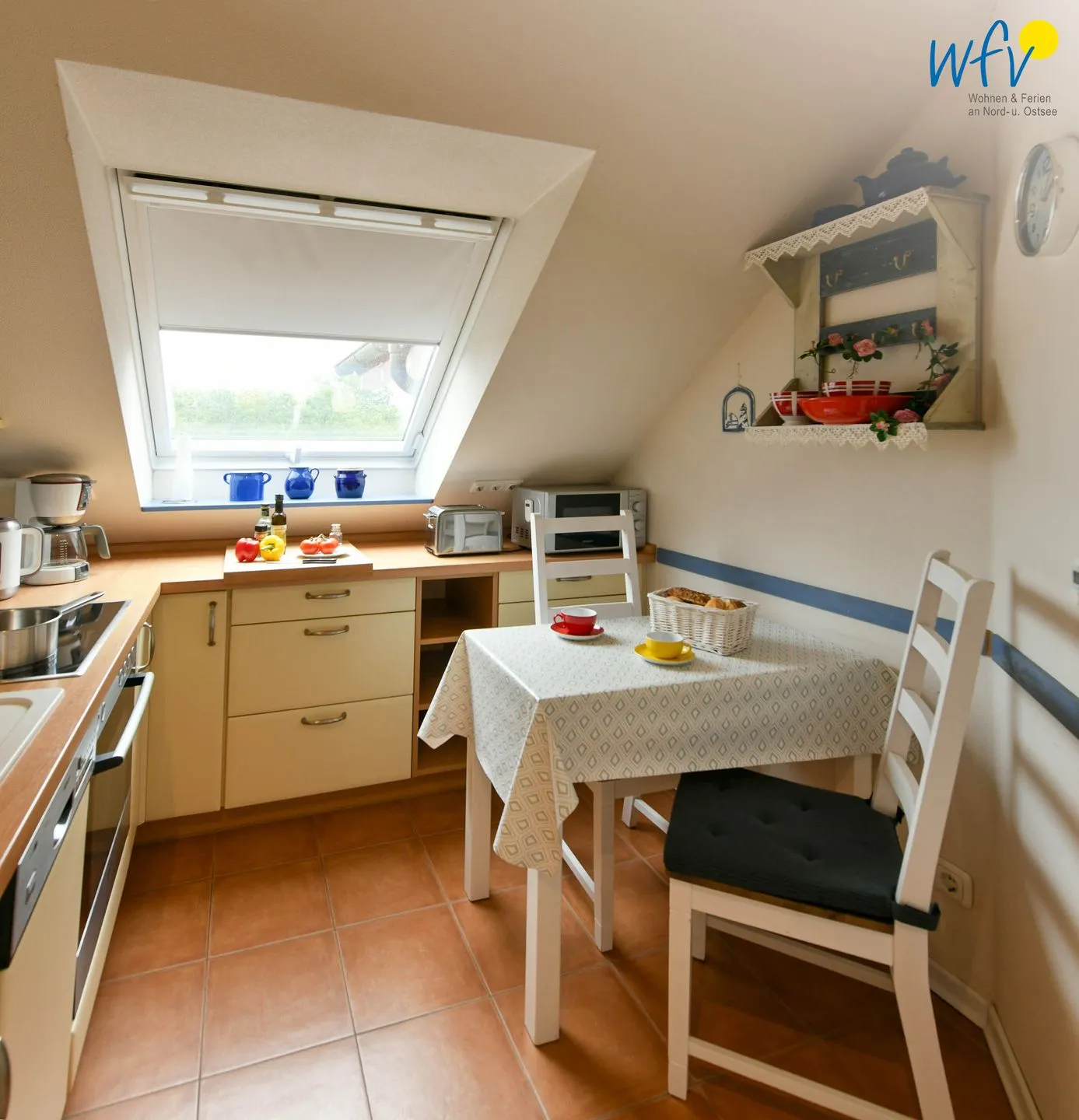 Villa Sommerwind Ferienwohnung 6 Wangerooge - Küche / Küchenzeile
