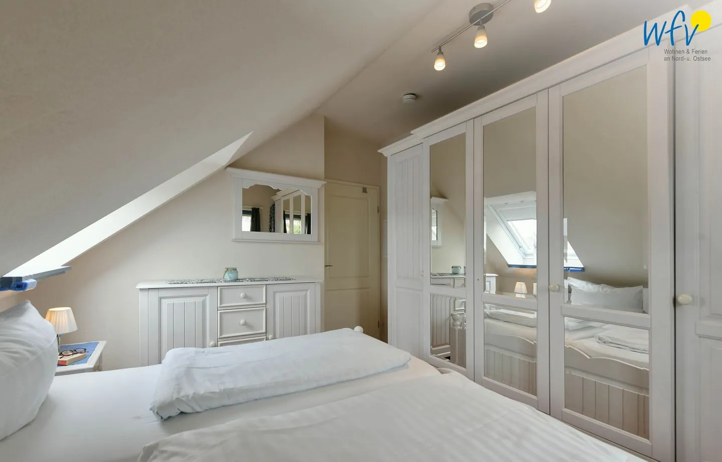 Villa Sommerwind Ferienwohnung 6 Wangerooge - Schlafzimmer