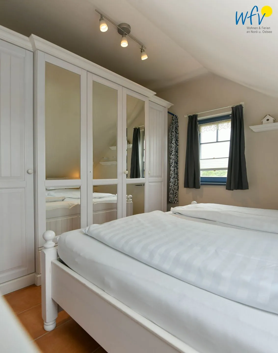 Villa Sommerwind Ferienwohnung 6 Wangerooge - Schlafzimmer