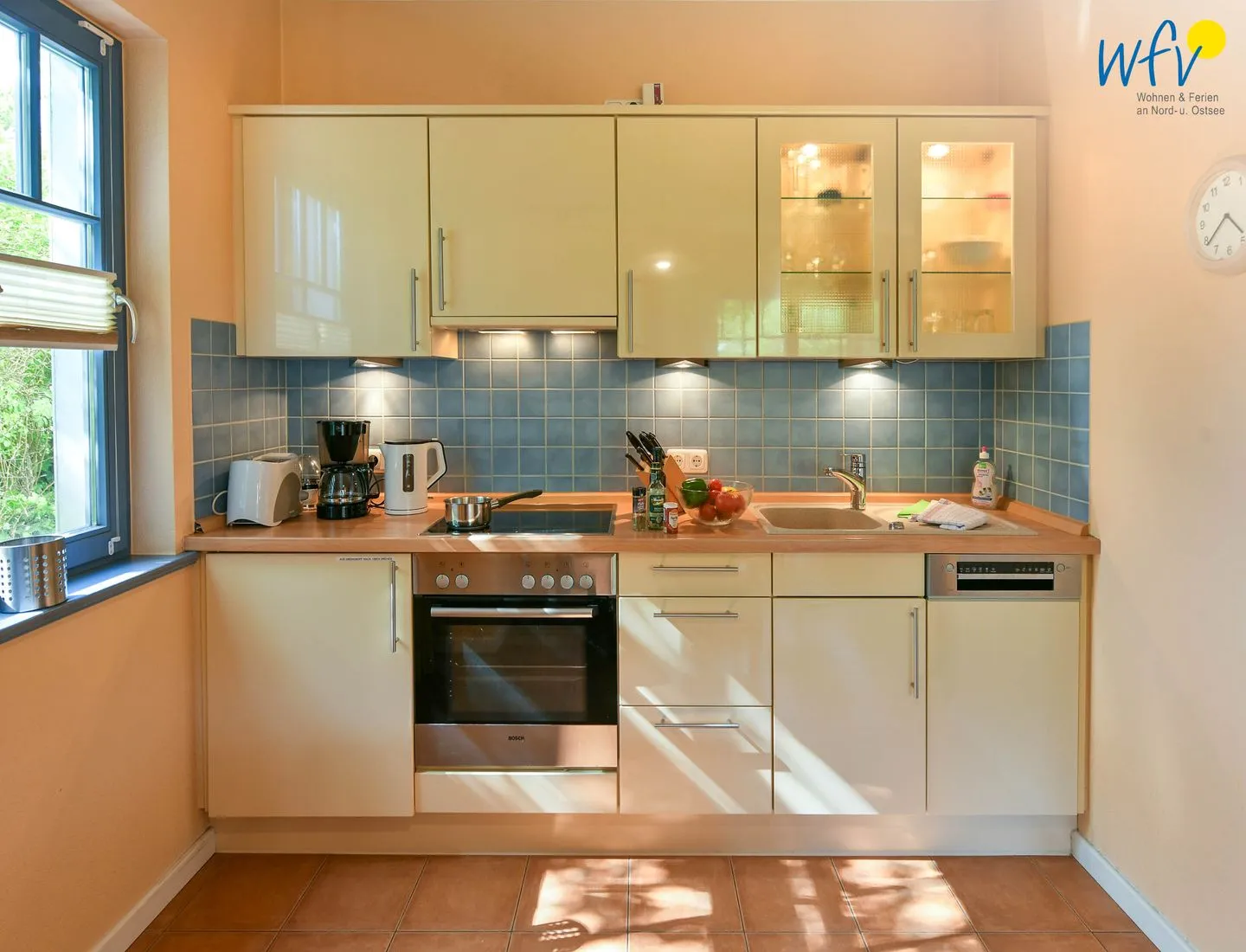 Villa Sommerwind Ferienwohnung 2 Wangerooge - Küche / Küchenzeile