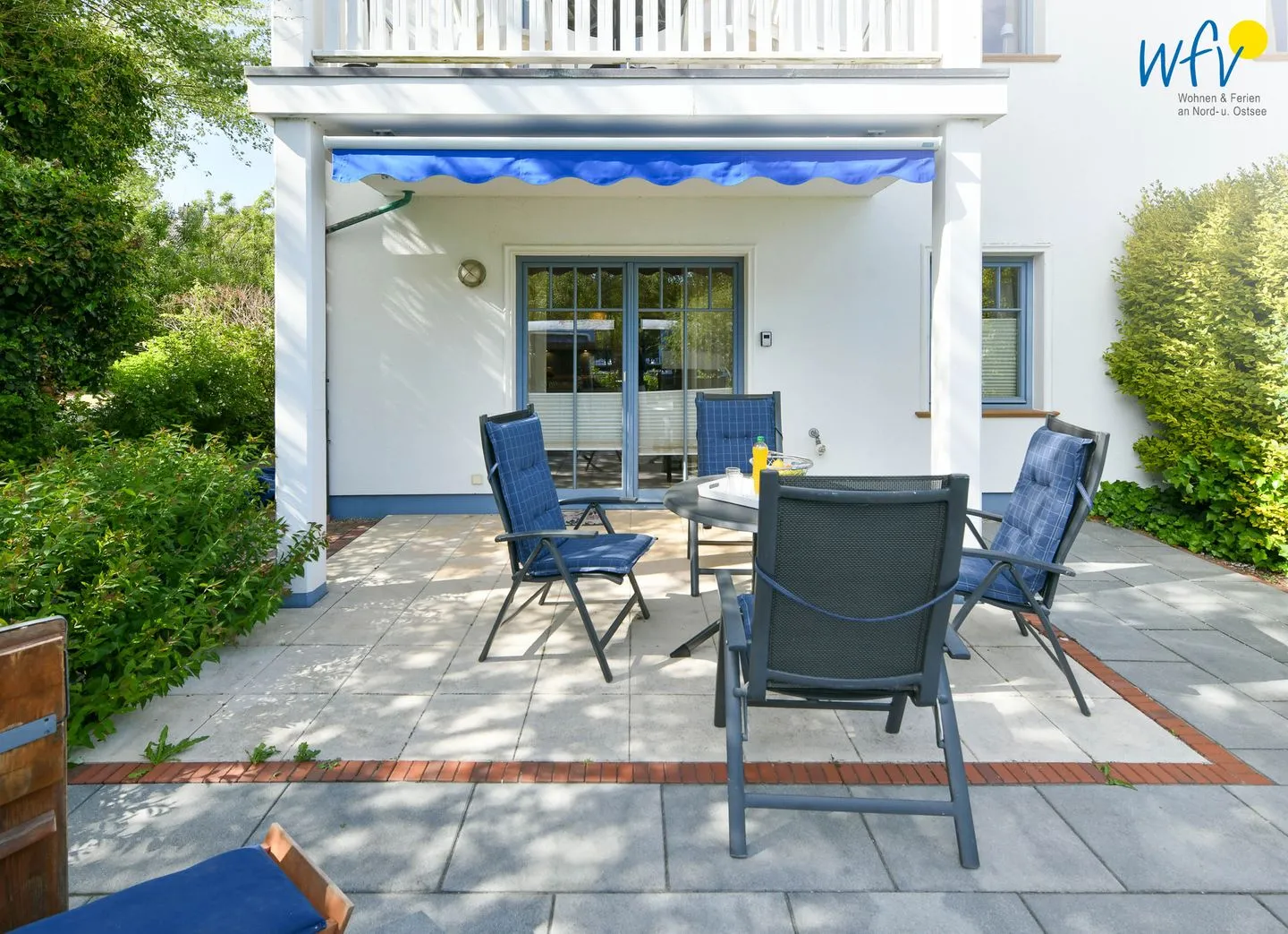 Villa Sommerwind Ferienwohnung 2 Wangerooge - Terrasse