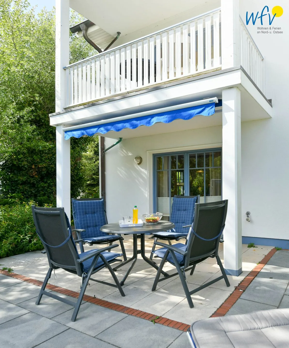 Villa Sommerwind Ferienwohnung 2 Wangerooge - Terrasse