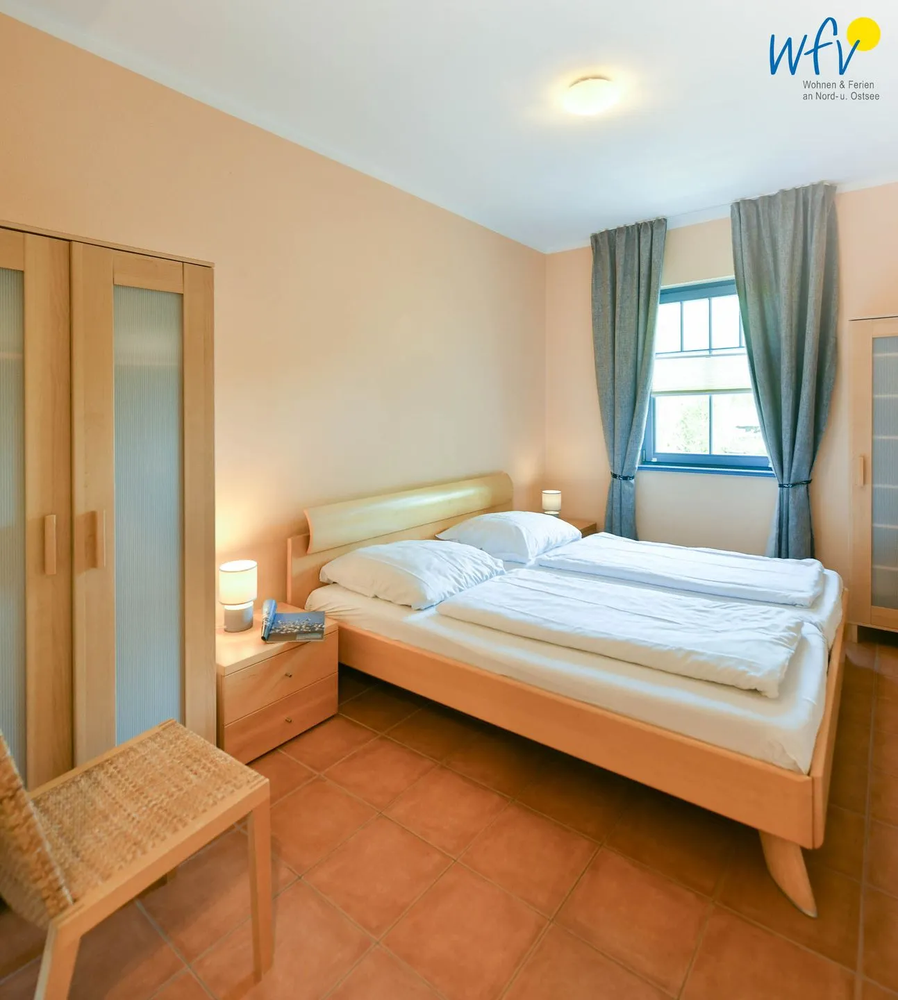 Villa Sommerwind Ferienwohnung 2 Wangerooge - Schlafzimmer