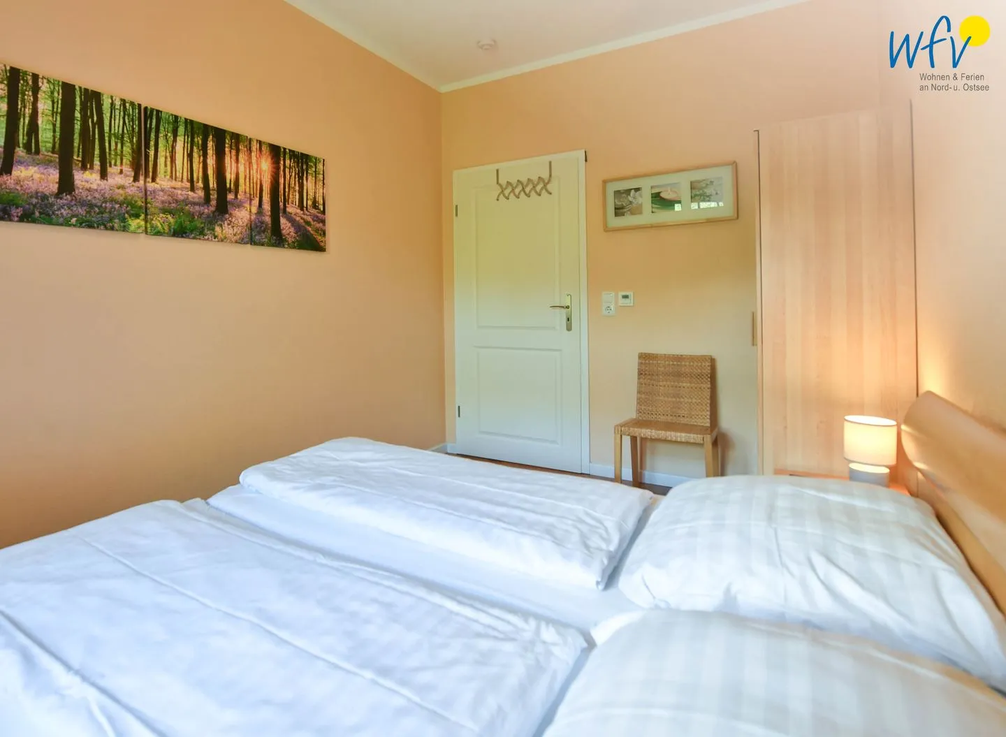 Villa Sommerwind Ferienwohnung 2 Wangerooge - Schlafzimmer
