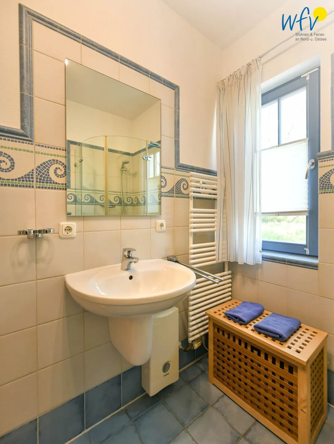 Villa Sommerwind Ferienwohnung 2 Wangerooge - Badezimmer