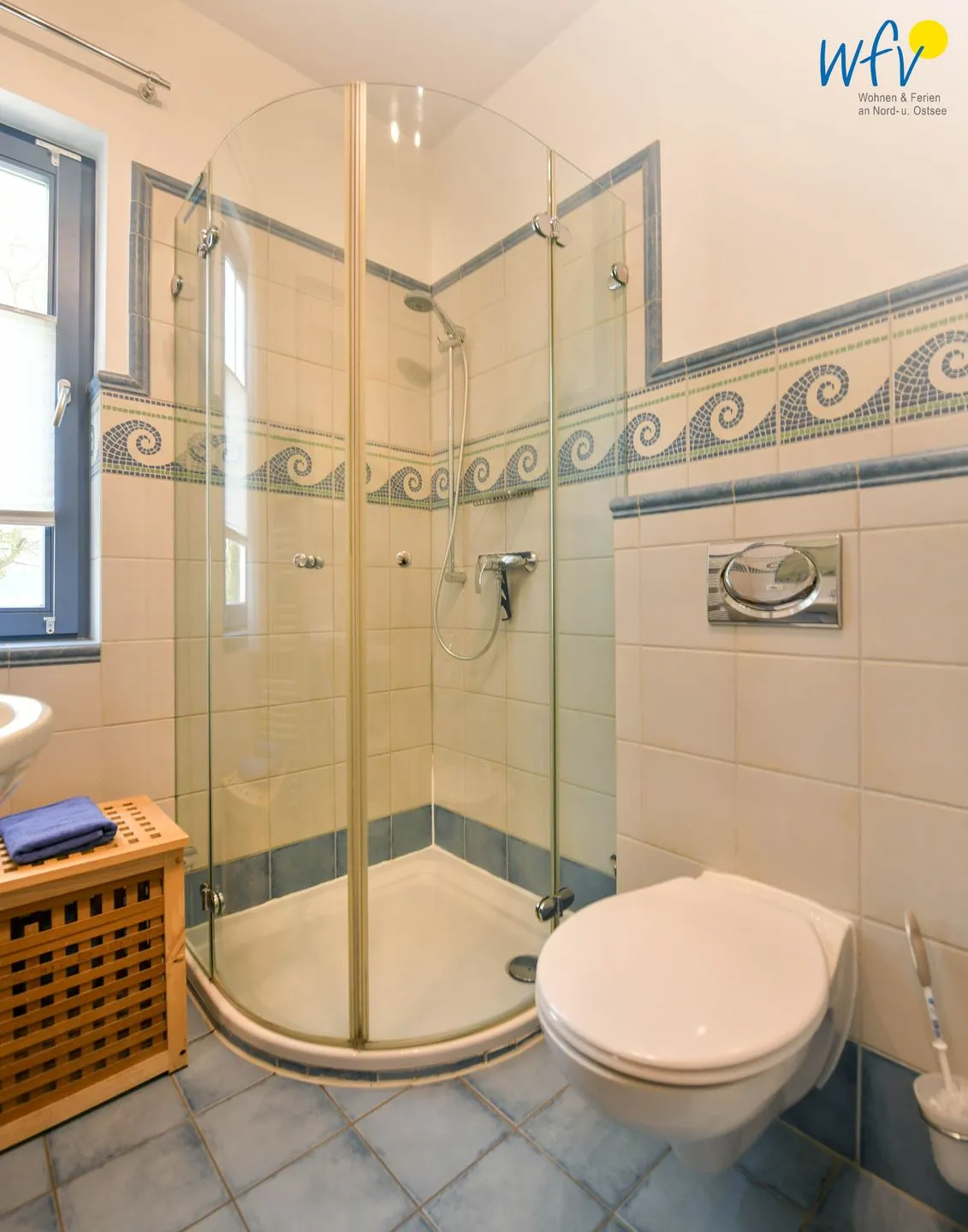 Villa Sommerwind Ferienwohnung 2 Wangerooge - Badezimmer