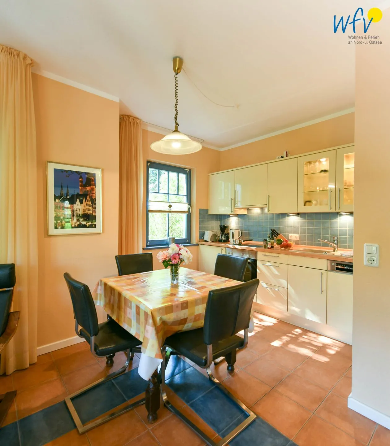 Villa Sommerwind Ferienwohnung 2 Wangerooge - Küche / Küchenzeile