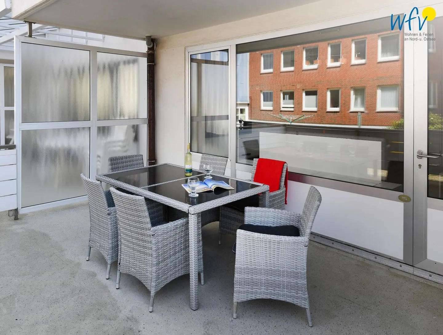 Haus Nautica Ferienwohnung 112 Wangerooge - Balkon