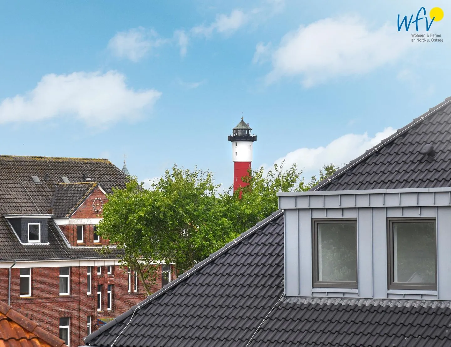 Ferienhaus Charlotte 48 Ferienwohnung große Charlotte Wangerooge - Blick auf Sehenswürdigkeit