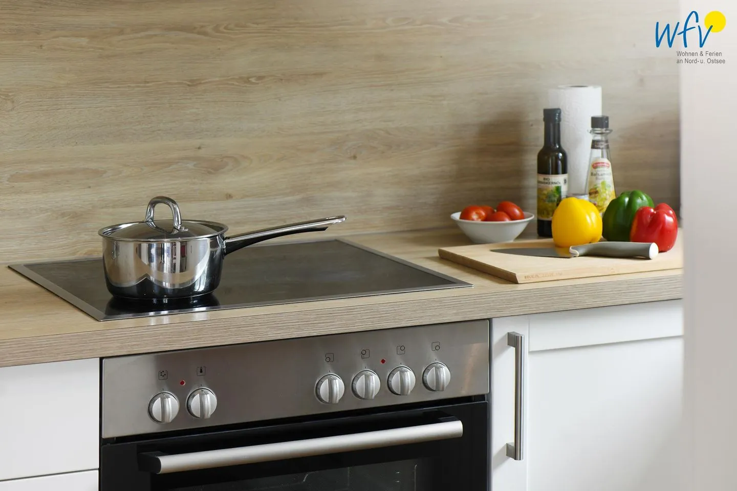 Ferienhaus Charlotte 48 Ferienwohnung große Charlotte Wangerooge - Küche / Küchenzeile