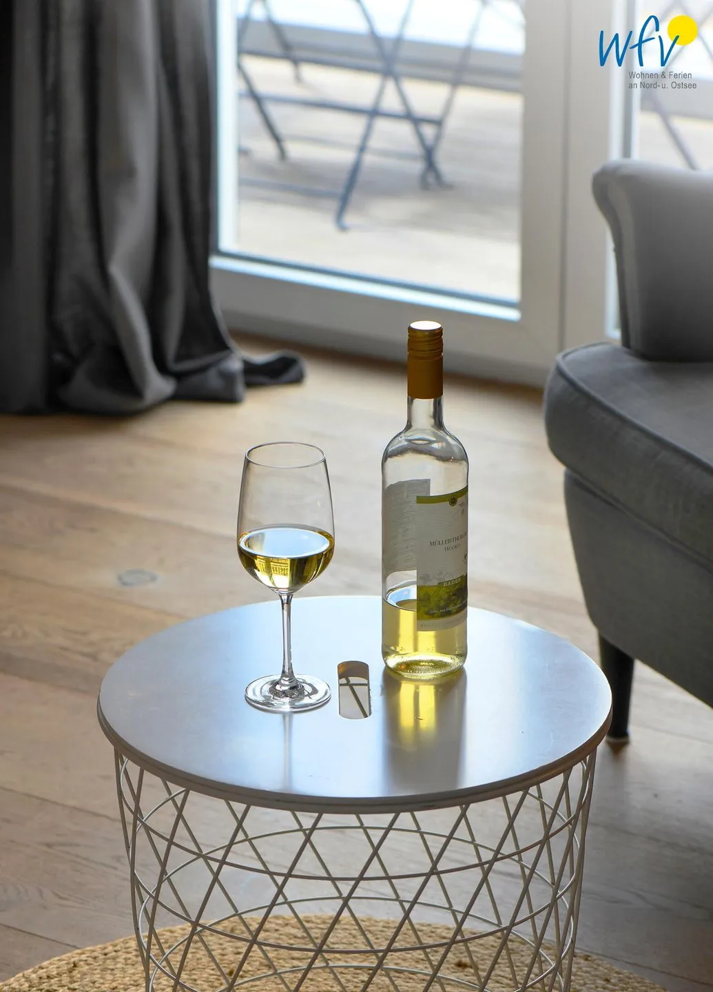 Ferienhaus Charlotte 48 Ferienwohnung große Charlotte Wangerooge - Wohnzimmer