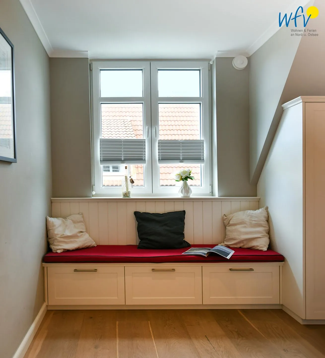 Ferienhaus Charlotte 48 Ferienwohnung große Charlotte Wangerooge - Wohnzimmer