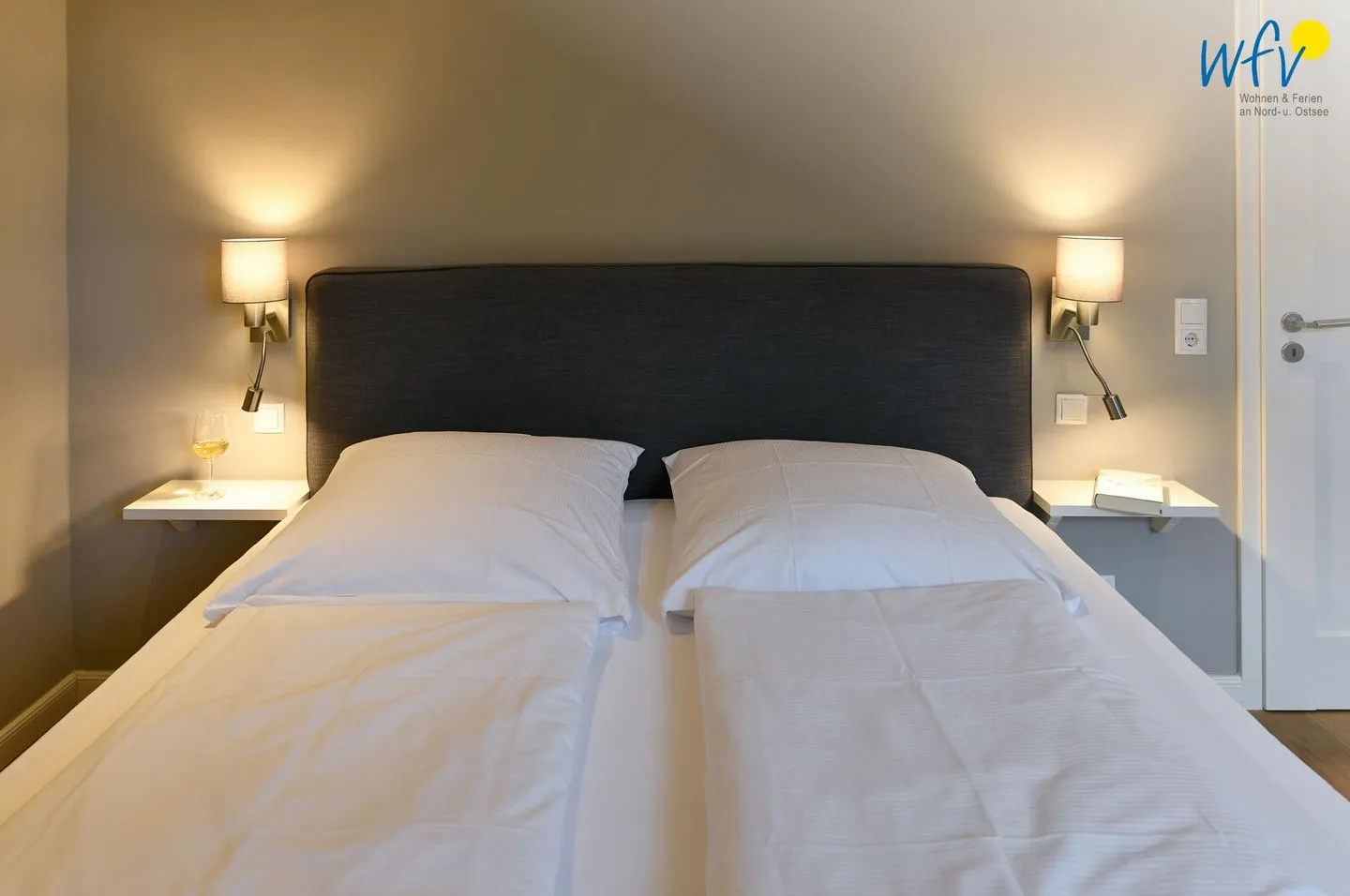 Ferienhaus Charlotte 48 Ferienwohnung große Charlotte Wangerooge - Schlafzimmer