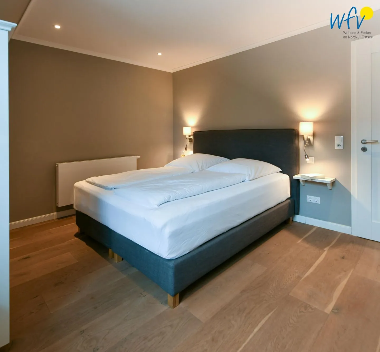 Ferienhaus Charlotte 48 Ferienwohnung große Charlotte Wangerooge - Schlafzimmer