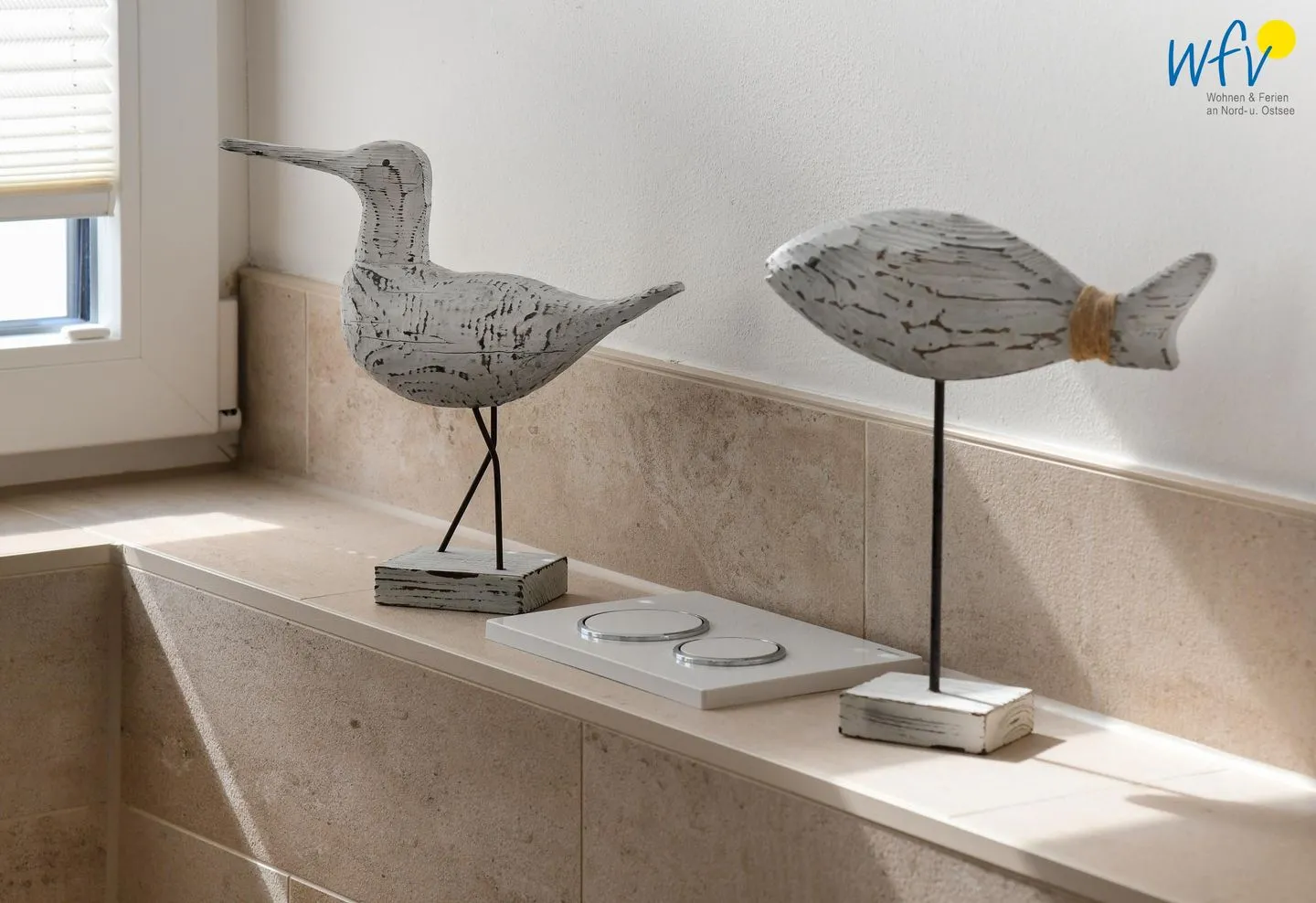 Ferienhaus Charlotte 48 Ferienwohnung große Charlotte Wangerooge - Badezimmer