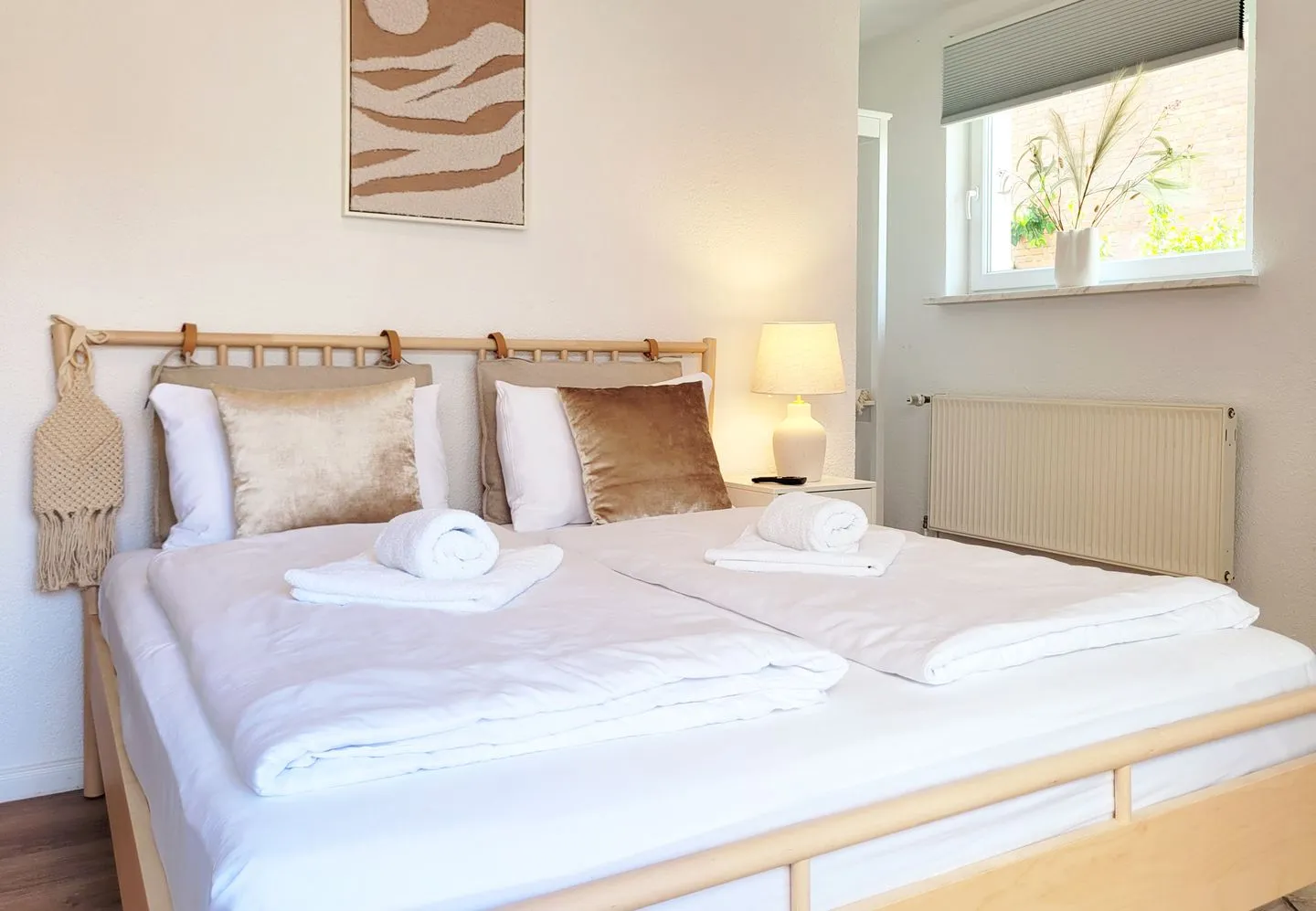 Moderner Ankerplatz mit Terrasse direkt am Hafen "Momentic" Neustadt in Holstein - Schlafzimmer