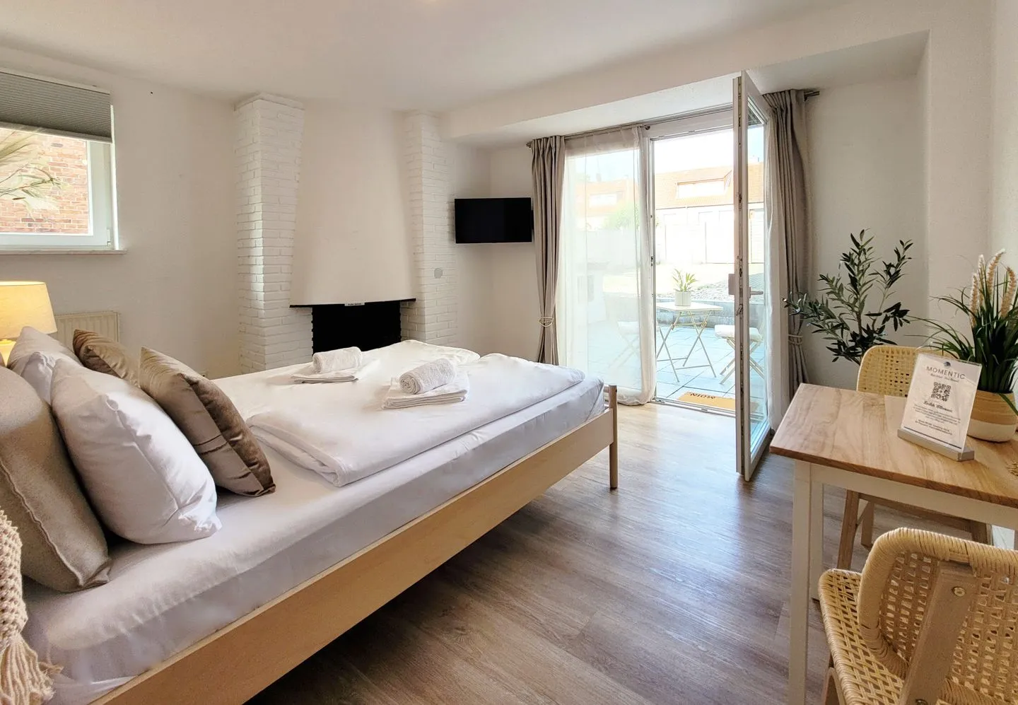 Moderner Ankerplatz mit Terrasse direkt am Hafen "Momentic" Neustadt in Holstein - Appartement mit Terrasse
