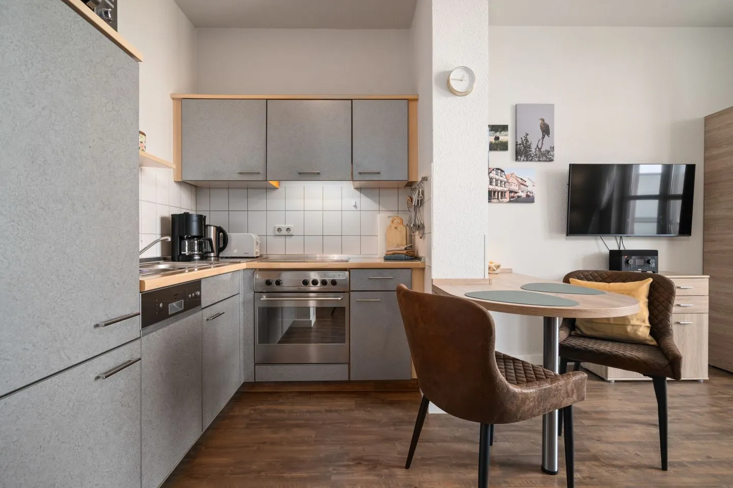 Müritzloge Waren (Müritz) - Ferienwohnung Müritzloge Waren Küchenzeile