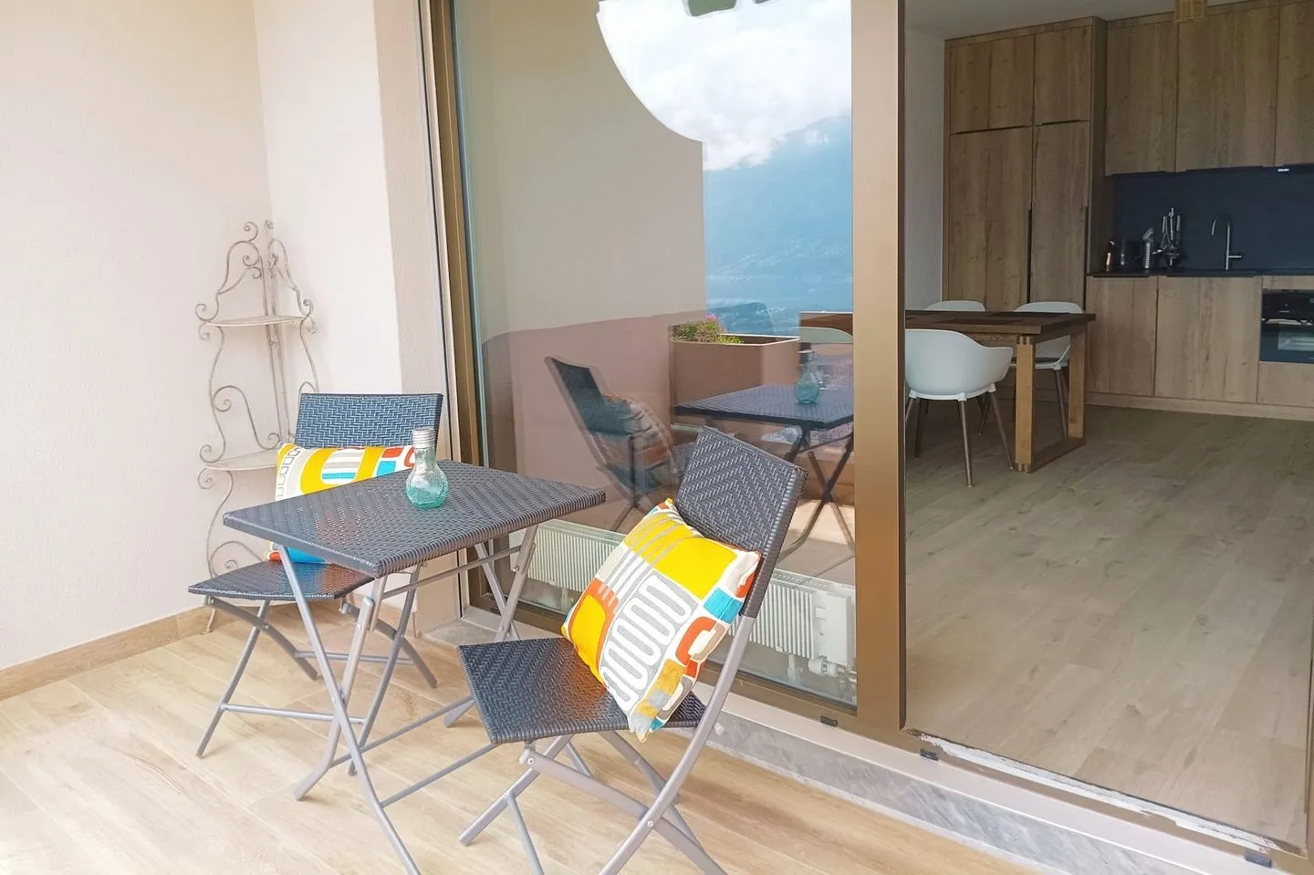 Ferienwohnung D31 Lago Maggiore - Balkon