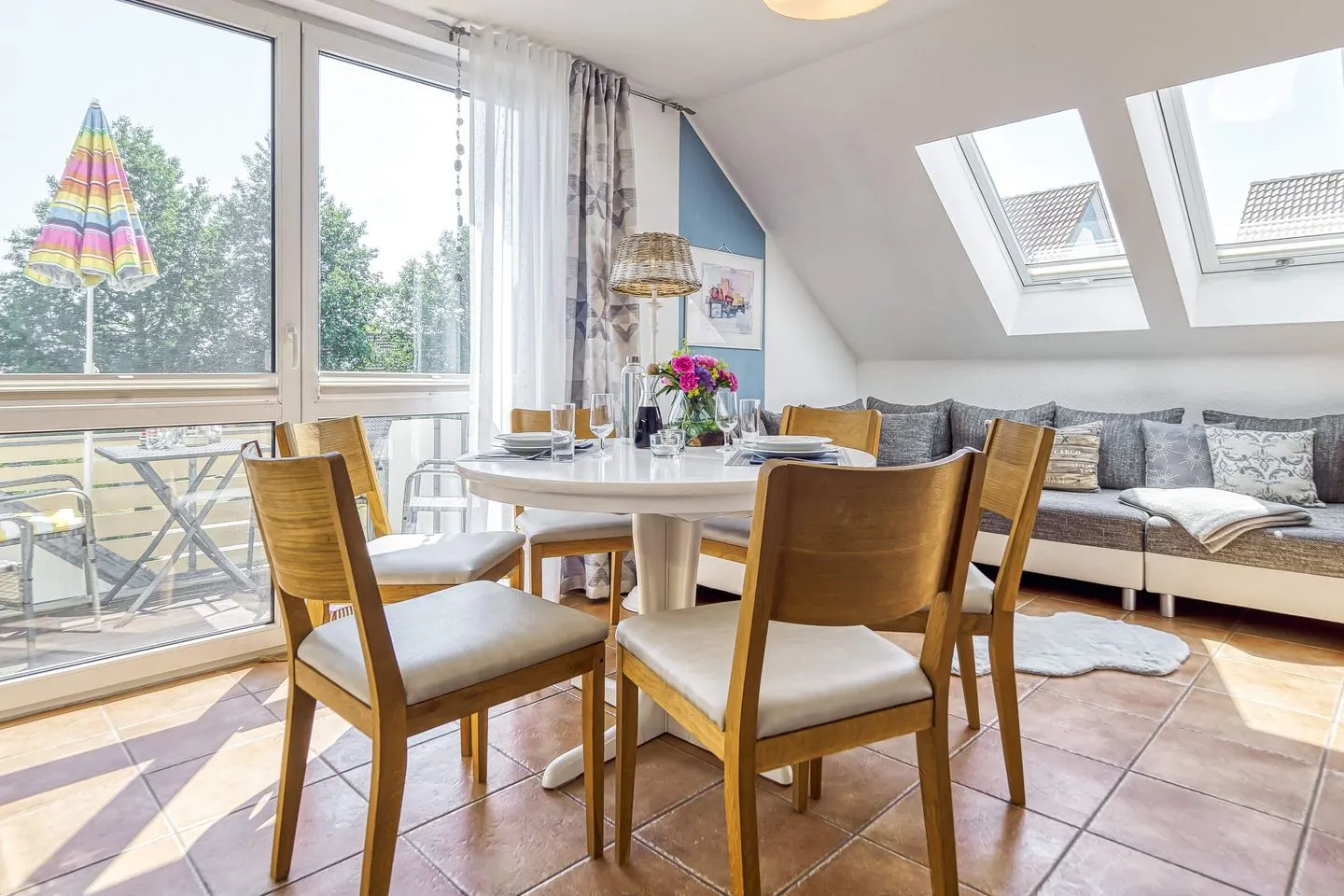 Residenz am Strand Seeschwalbe - Wohnung 4-62 Ostseeheilbad Zingst - Esstisch mit 6-Stühlen