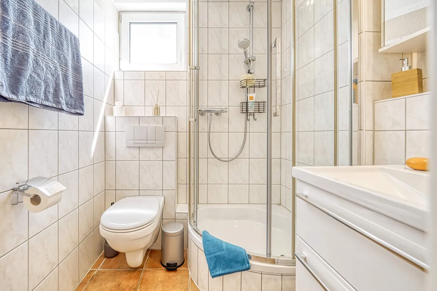 Residenz am Strand Seeschwalbe - Wohnung 4-62 Ostseeheilbad Zingst - Badezimmer mit Dusche