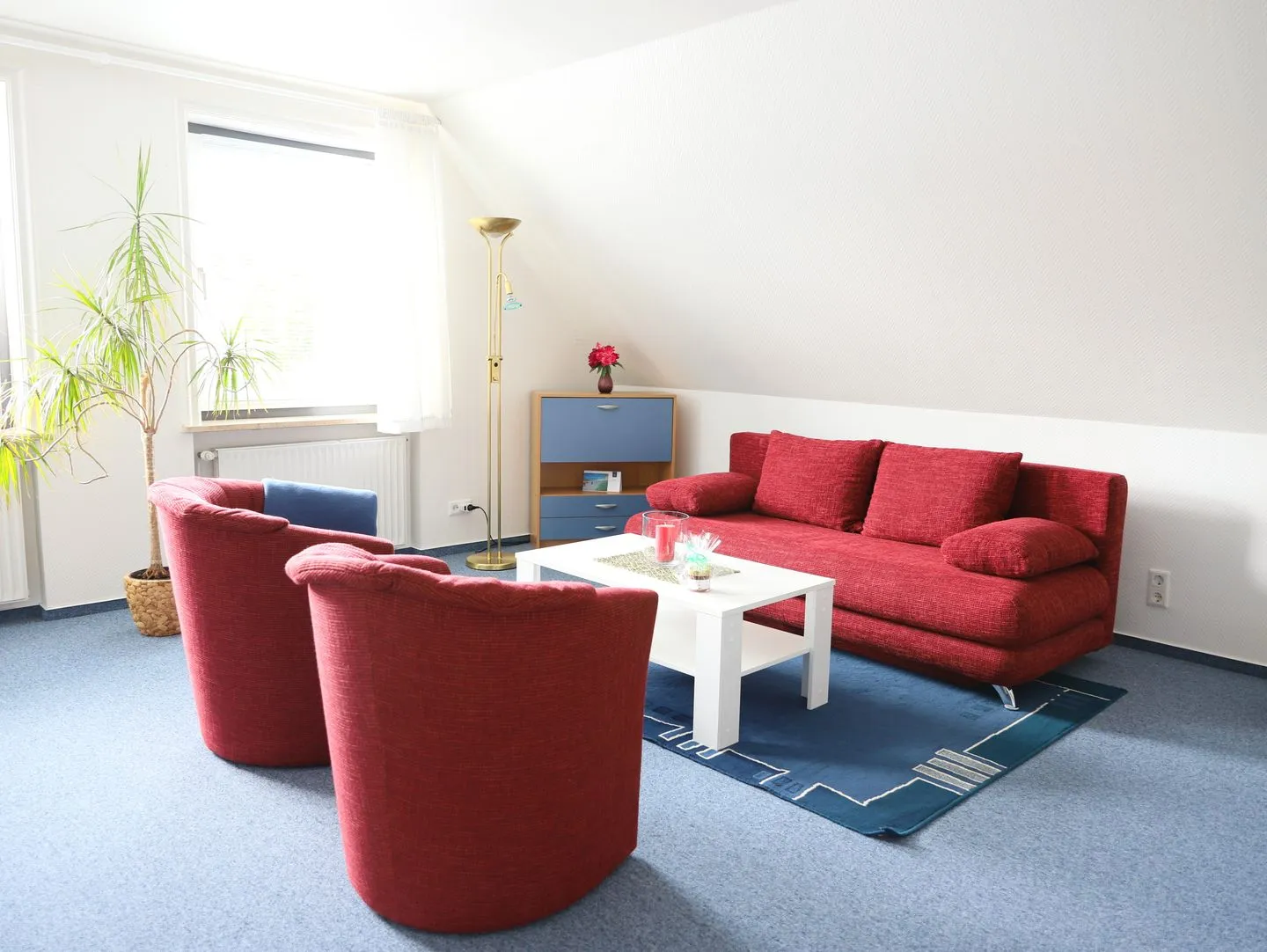 Friesische Str. 58 - DG Westerland - Wohnzimmer