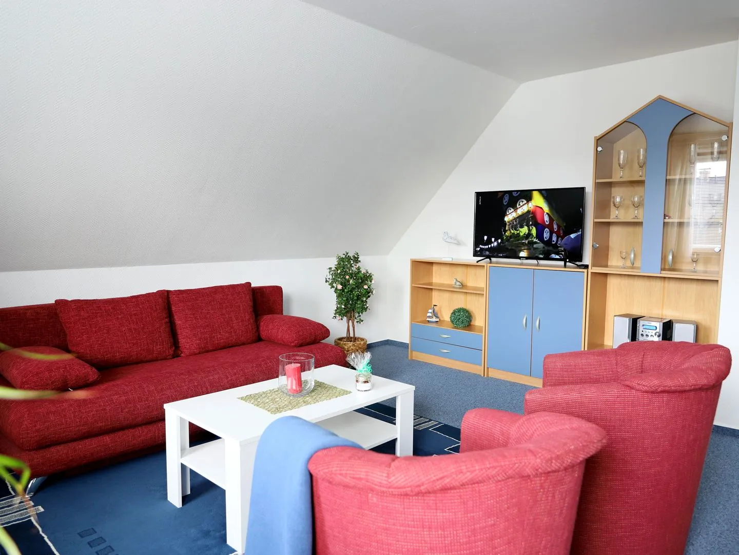 Friesische Str. 58 - DG Westerland - Wohnzimmer