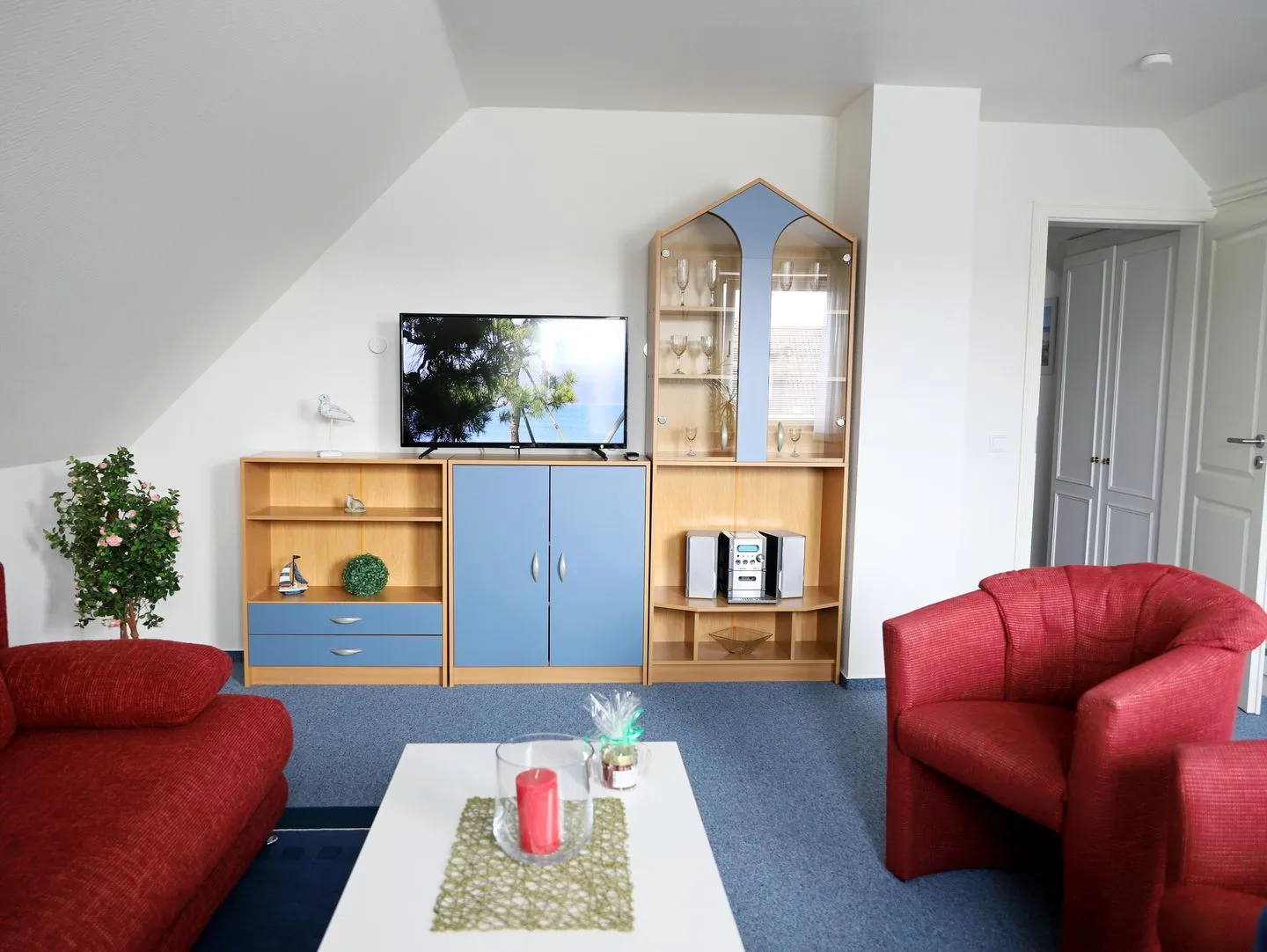 Friesische Str. 58 - DG Westerland - Wohnzimmer