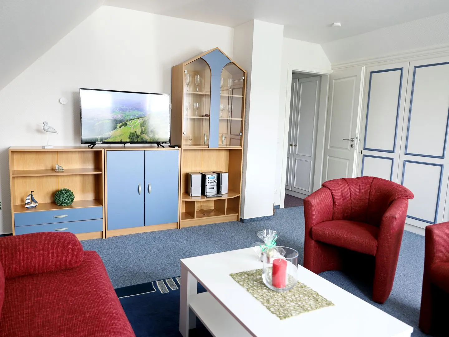 Friesische Str. 58 - DG Westerland - Wohnzimmer