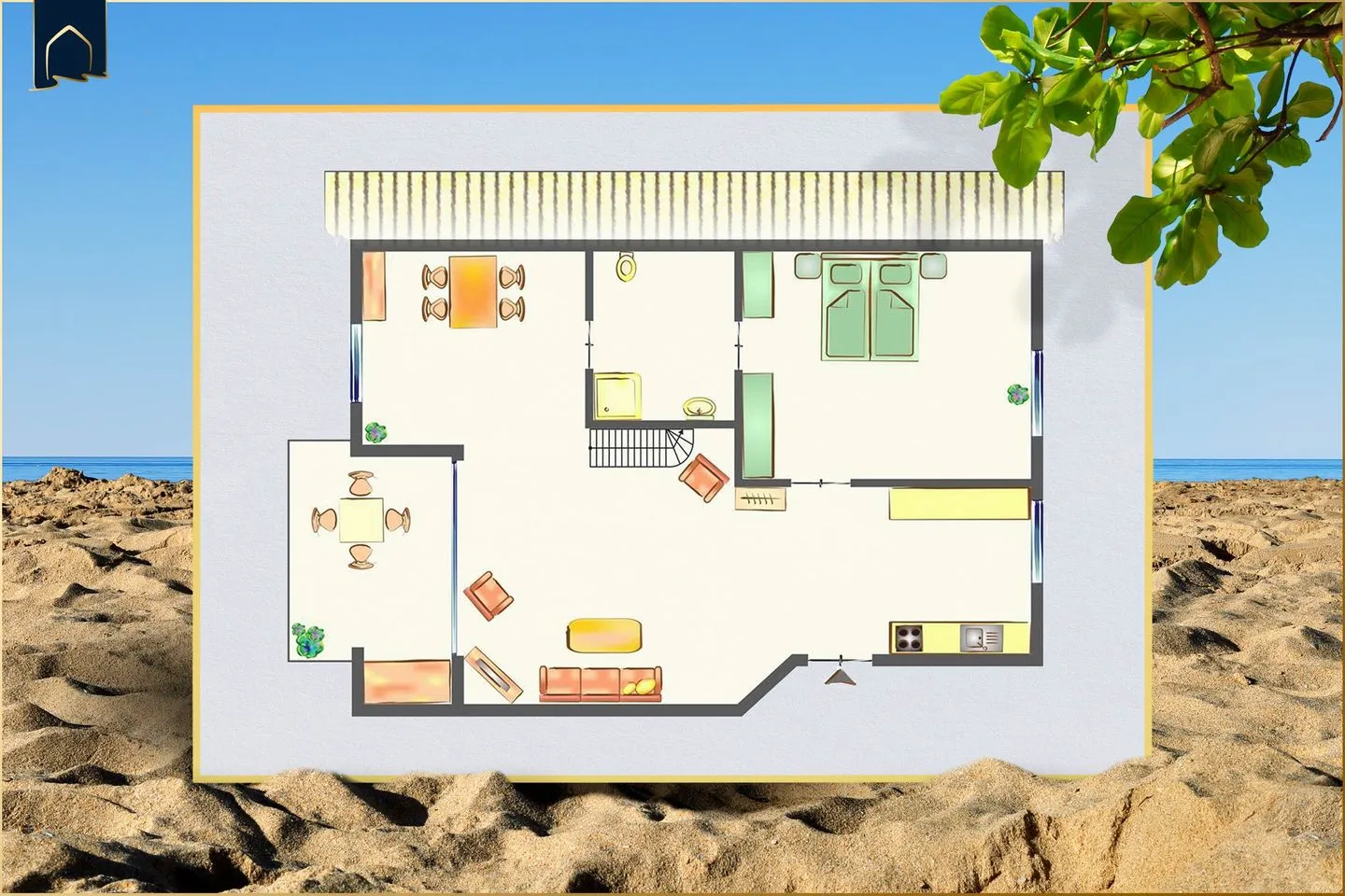 Seeblick Anlage Fewo Meerchen Ostseebad Koserow -
