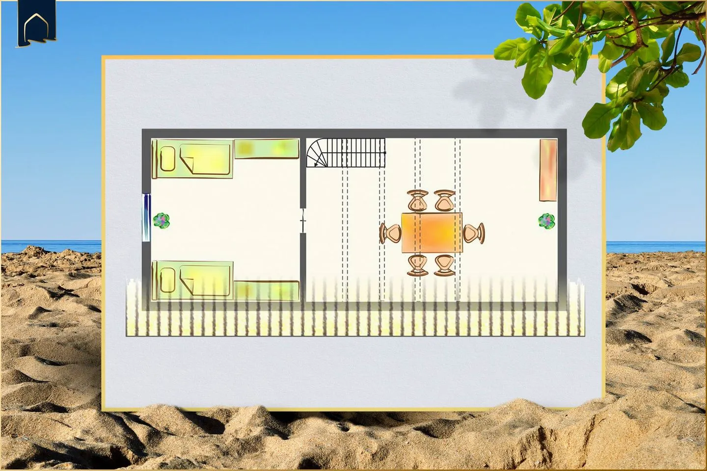 Seeblick Anlage Fewo Meerchen Ostseebad Koserow -