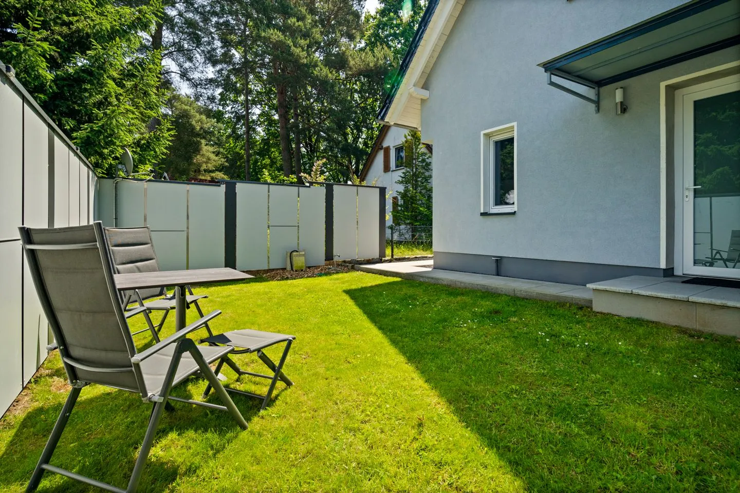 SeeZauber Silz - Gartenblick
