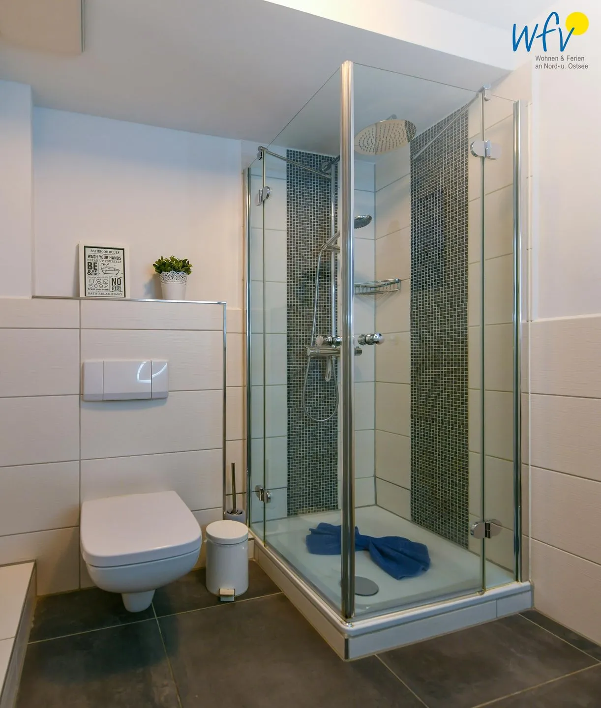 Haus Dünenblick Ferienwohnung 20 Wangerooge - Badezimmer