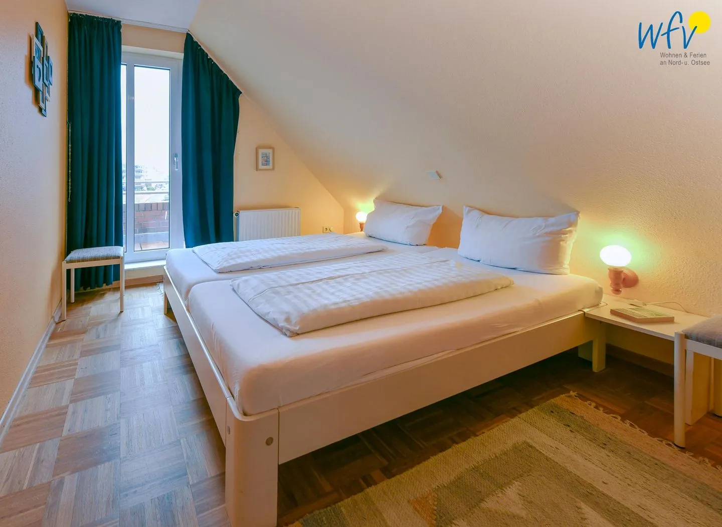 Haus Dünenblick Ferienwohnung 20 Wangerooge - Schlafzimmer