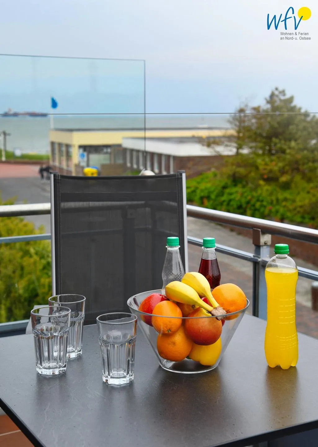 Haus Dünenblick Ferienwohnung 20 Wangerooge - Balkon