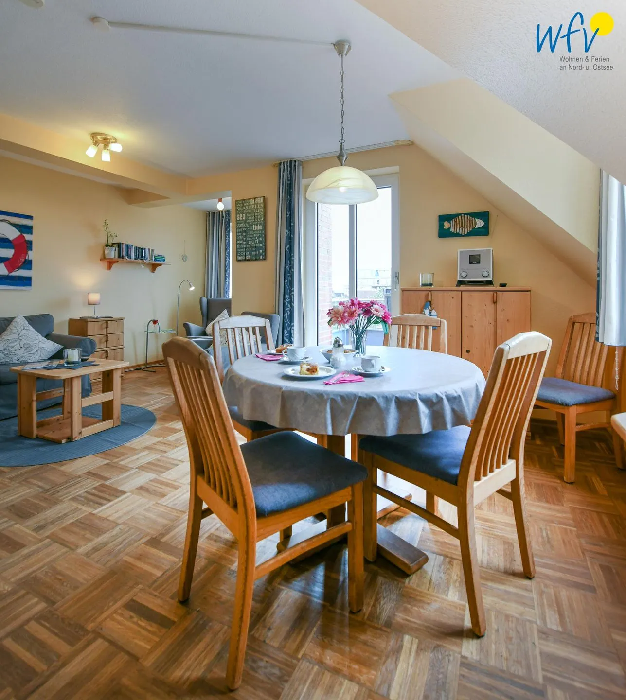Haus Dünenblick Ferienwohnung 20 Wangerooge - Wohnzimmer